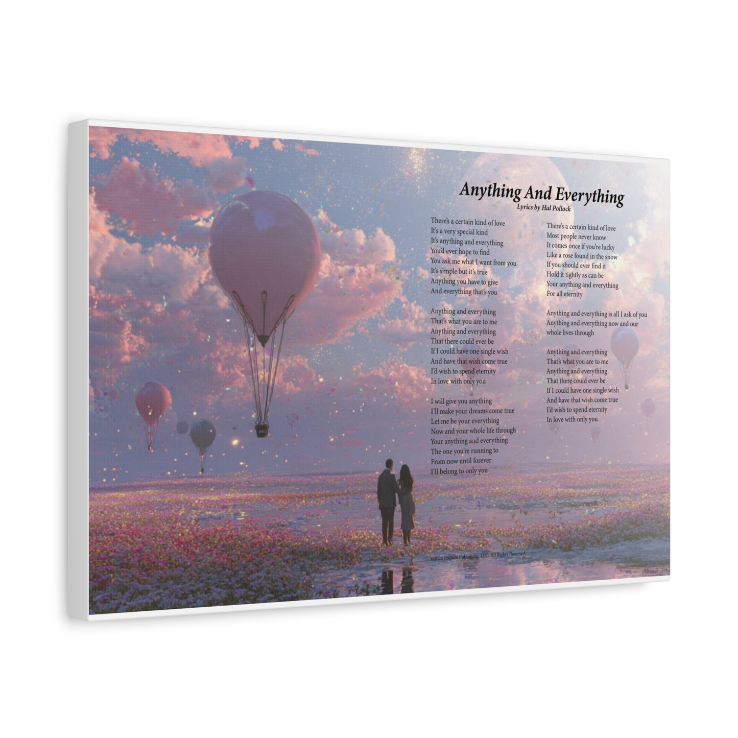 Anything And Everything — Lyric Art Print (Canvas)