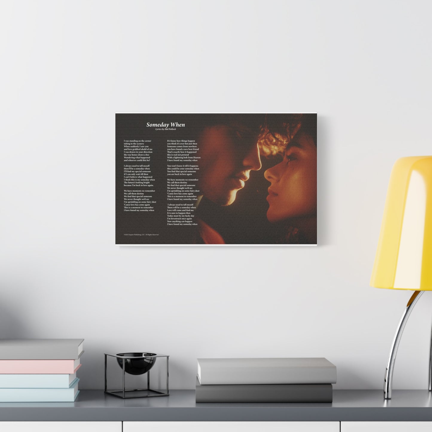 Someday When — Lyric Art Print (Canvas)