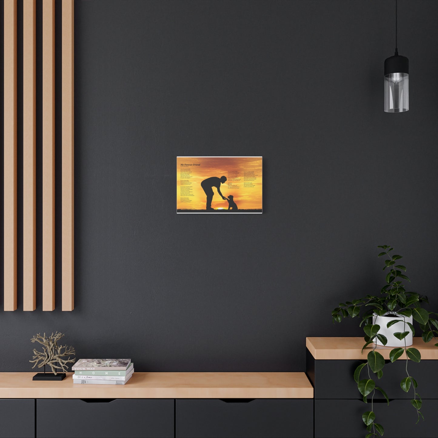 My Forever Friend — Lyric Art Print (Canvas)