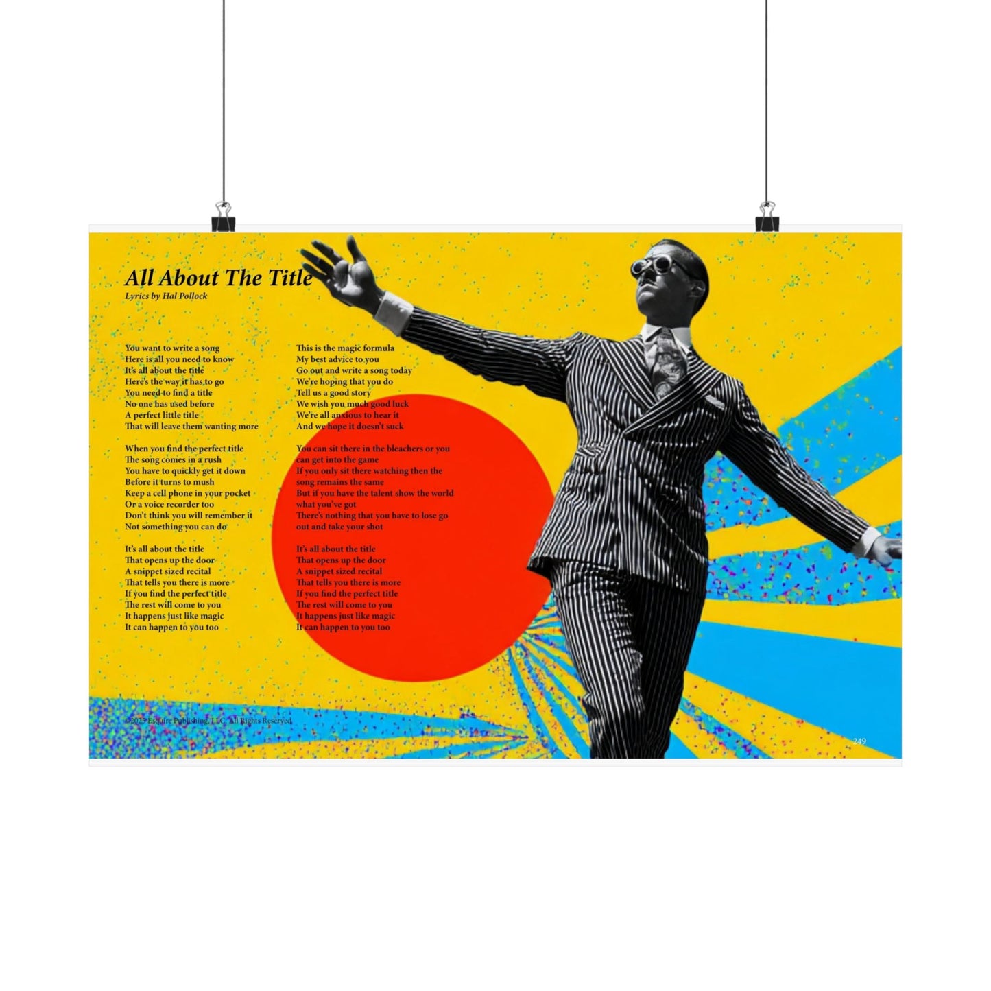 All About The Title — Lyric Art Print (Matte Paper)
