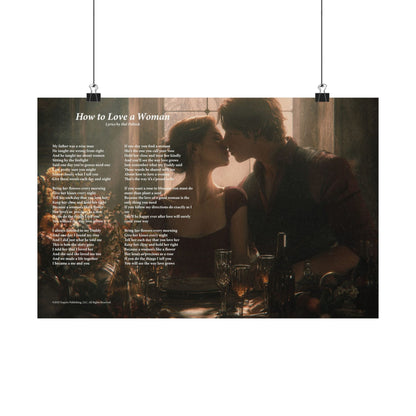 How To Love A Woman — Lyric Art Print (Matte Paper)