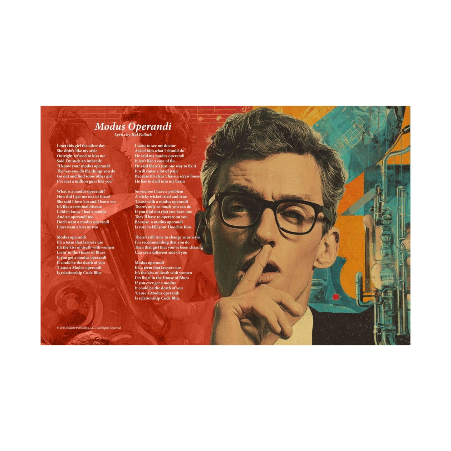 Modus Operandi — Lyric Art Print (Matte Paper)