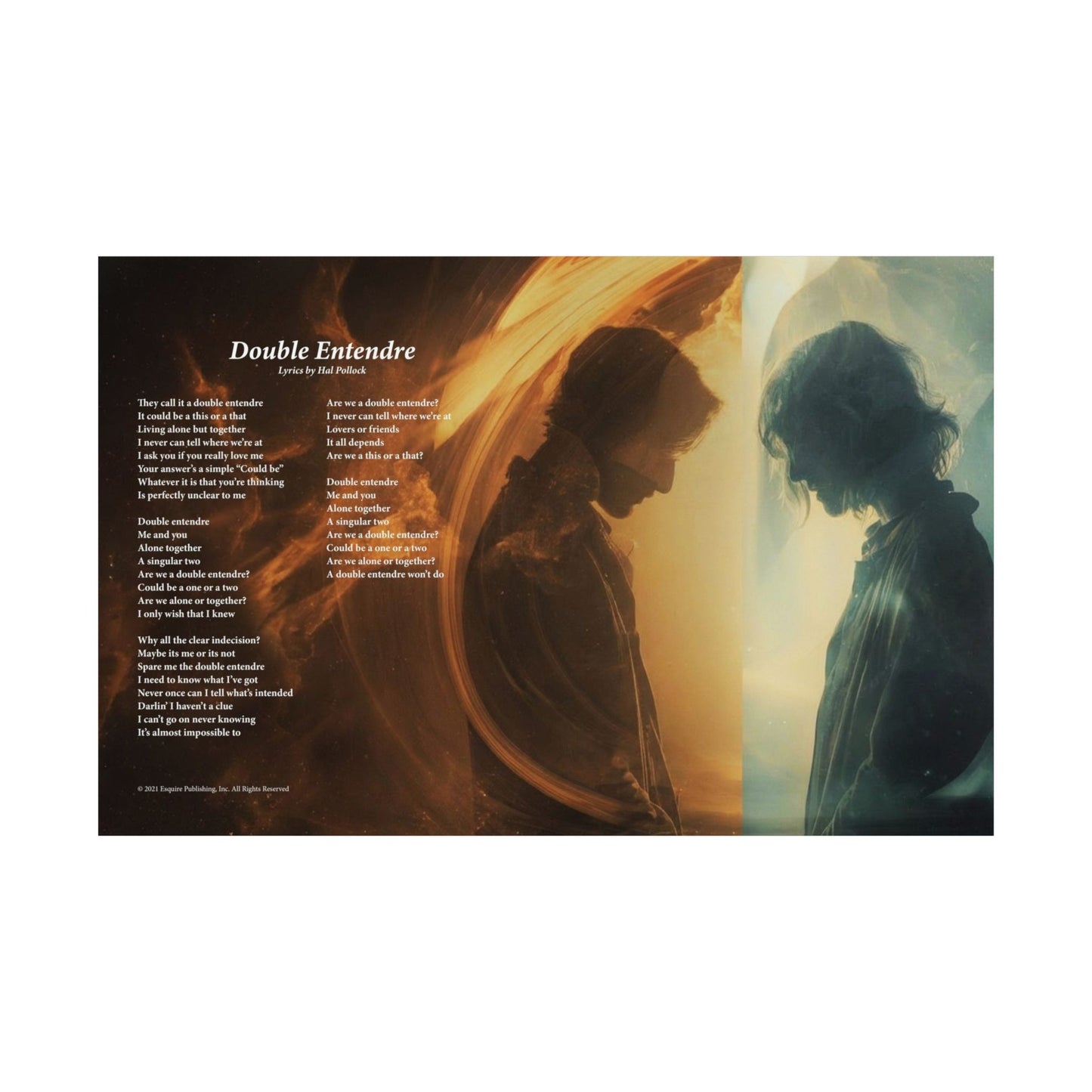 Double Entendre — Lyric Art Print (Matte Paper)
