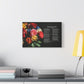 A Rose Of Any Color — Lyric Art Print (Canvas)