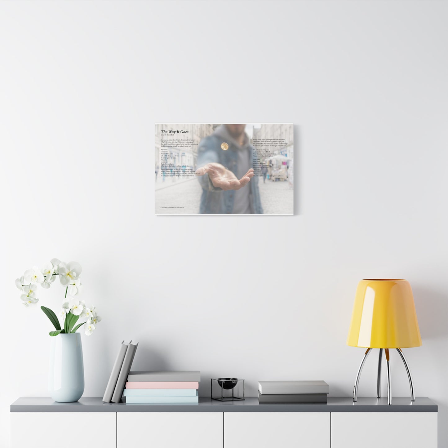 The Way It Goes — Lyric Art Print (Canvas)