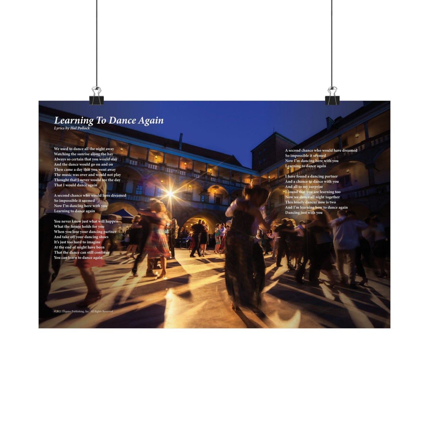 Learning To Dance Again — Lyric Art Print (Matte Paper)