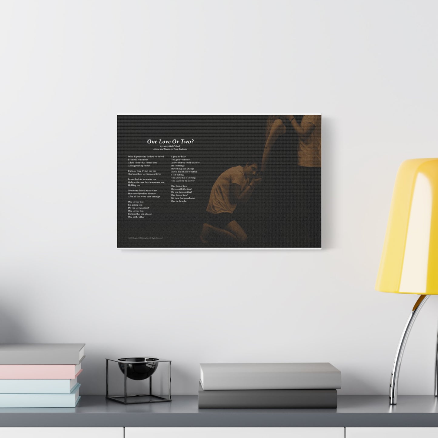 One Love Or Two? — Lyric Art Print (Canvas)