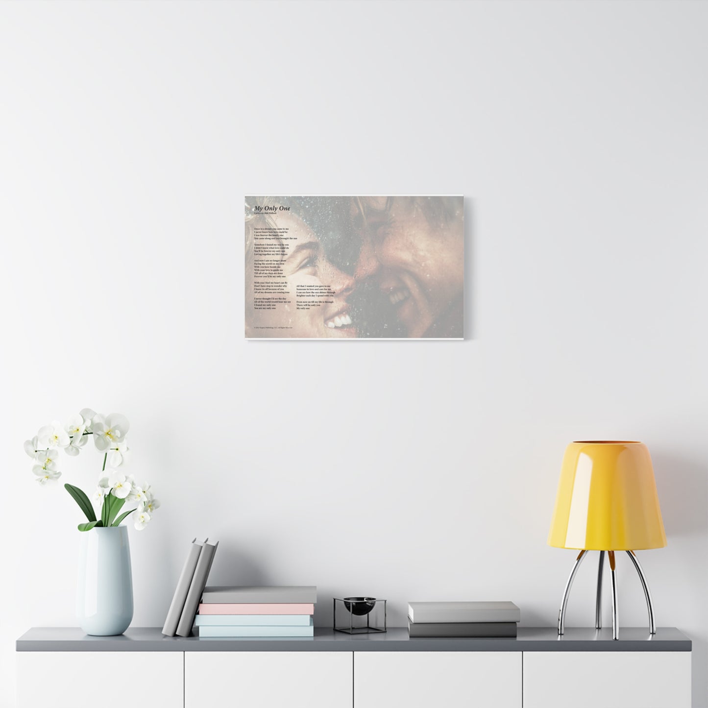 My Only One — Lyric Art Print (Canvas)