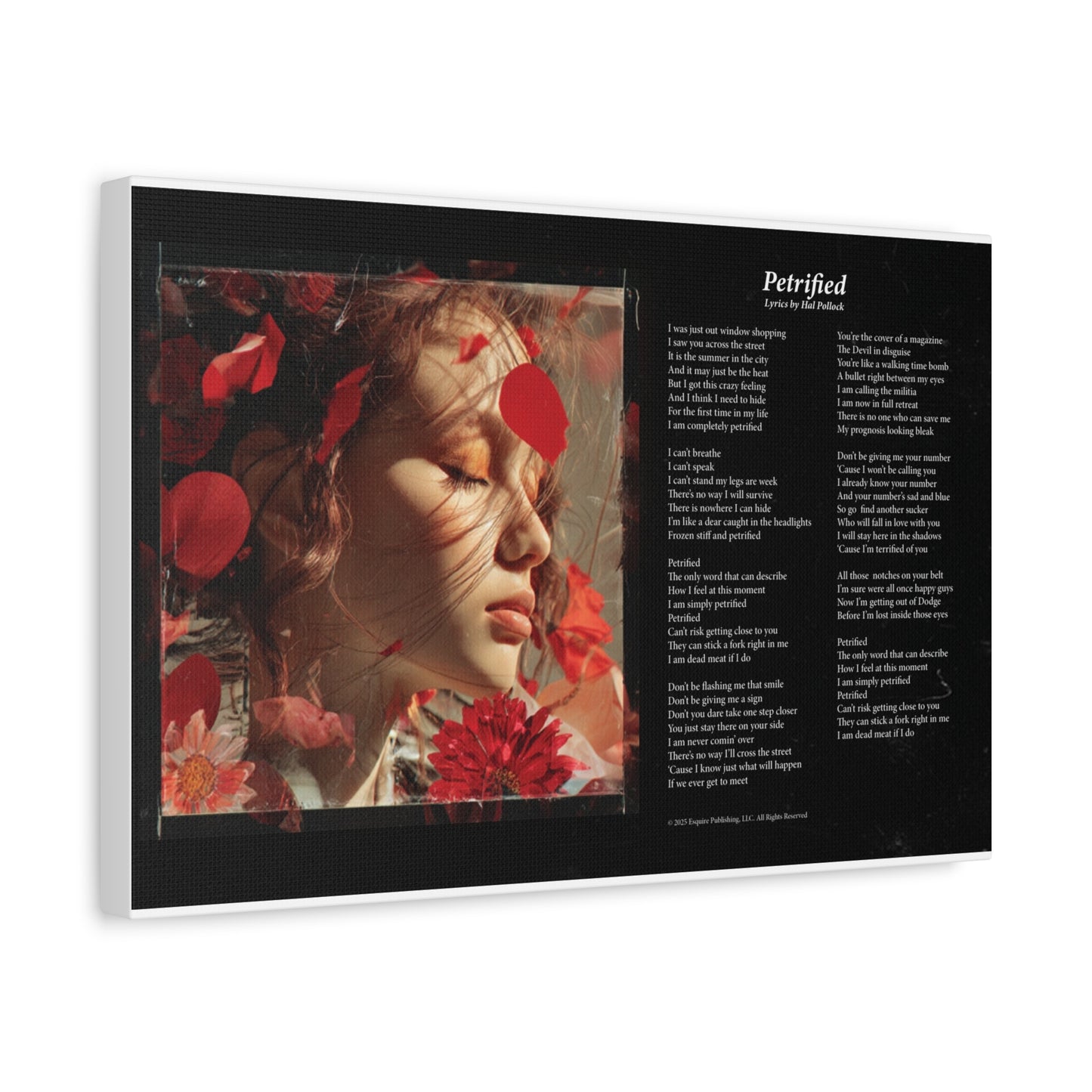 Petrified — Lyric Art Print (Canvas)
