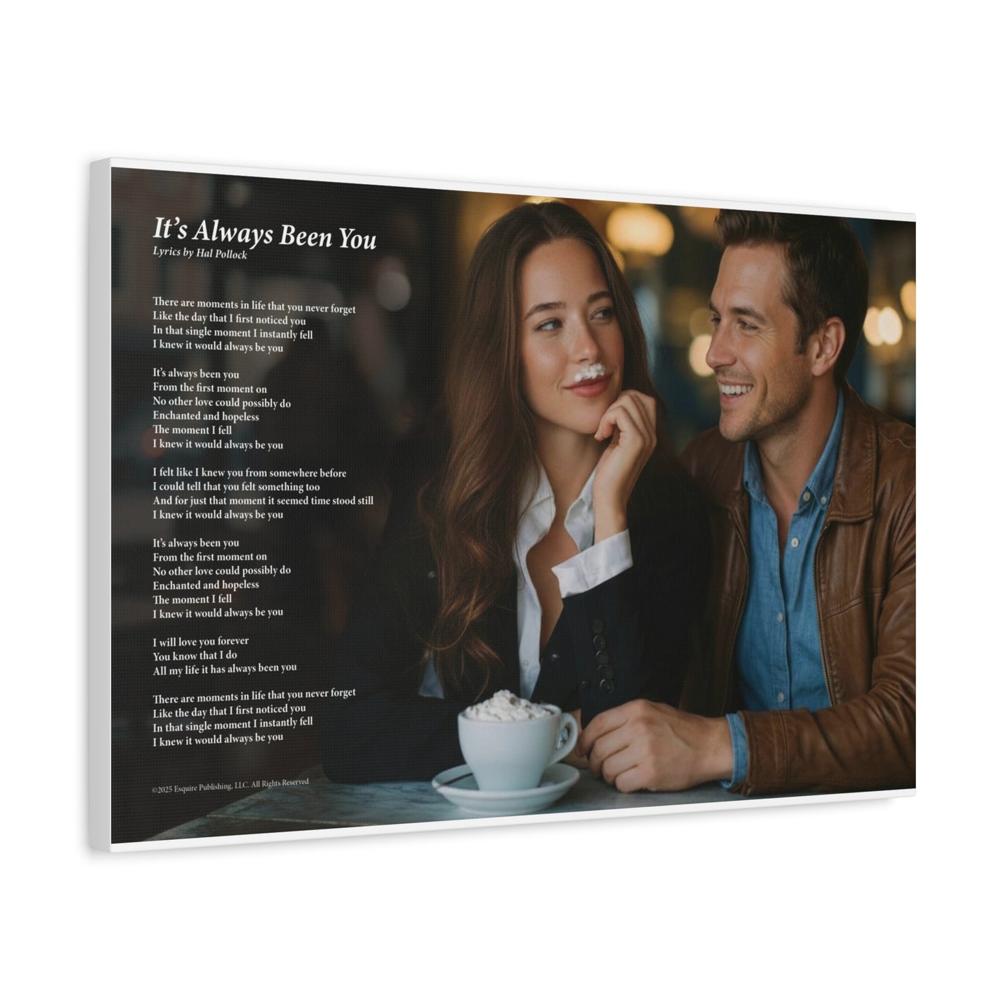 It's Always Been You — Lyric Art Print (Canvas)