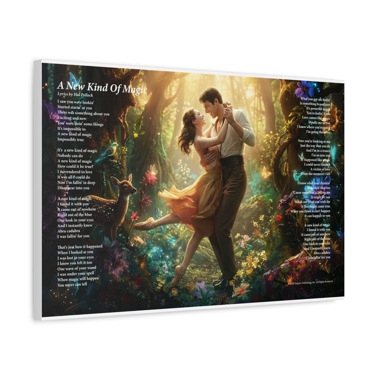 A New Kind Of Magic — Lyric Art Print (Canvas)