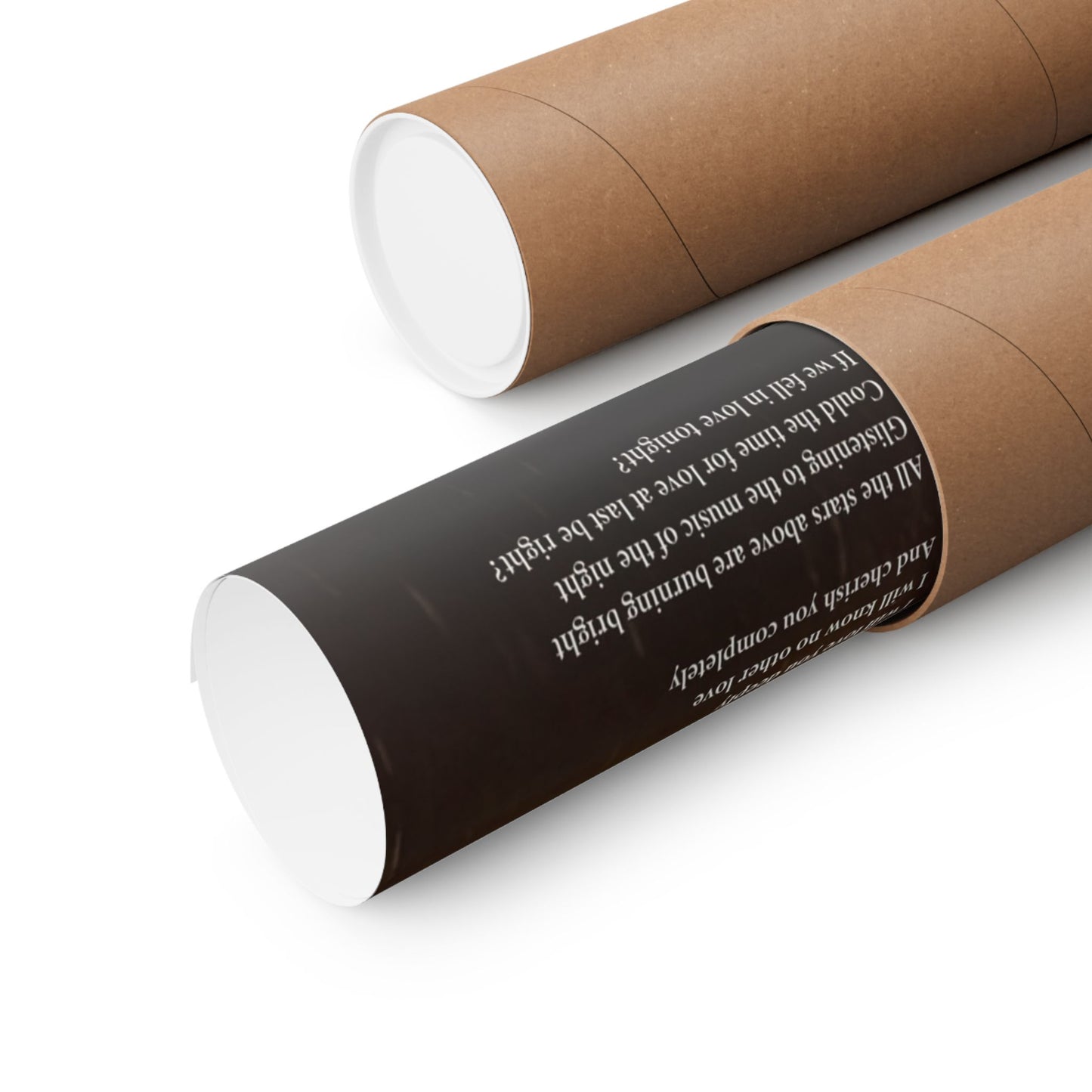 If We Fell In Love Tonight — Lyric Art Print (Matte Paper)