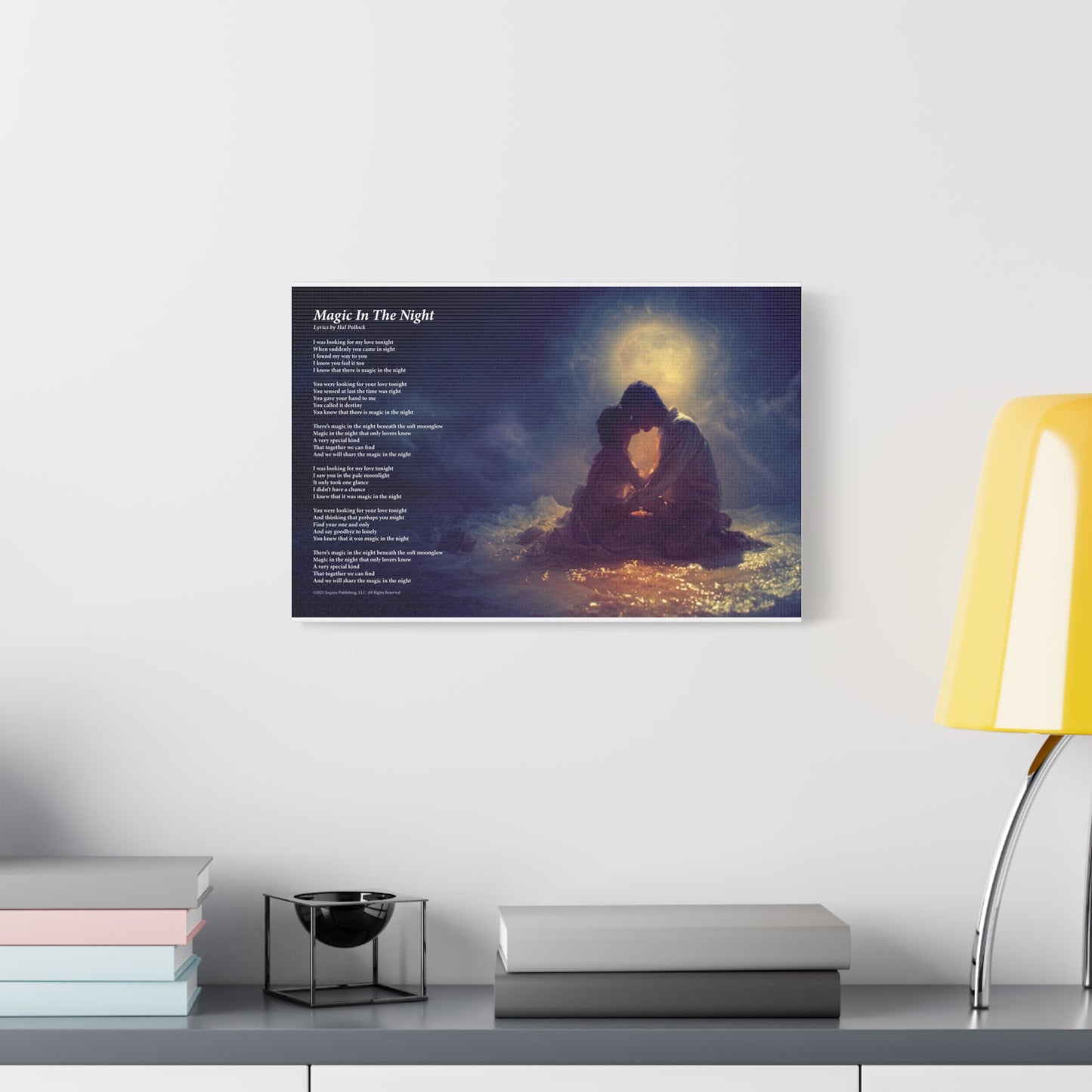 Magic In The Night — Lyric Art Print (Canvas)