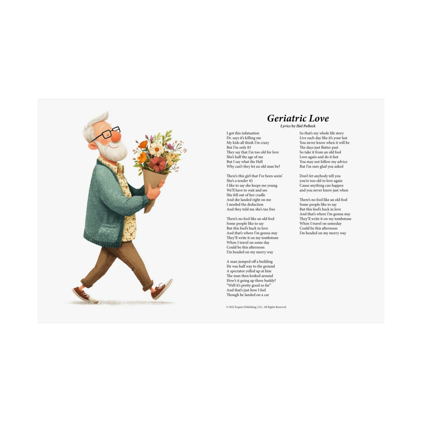 Geriatric Love — Lyric Art Print (Matte Paper)
