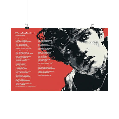 The Middle Part — Lyric Art Print (Matte Paper)