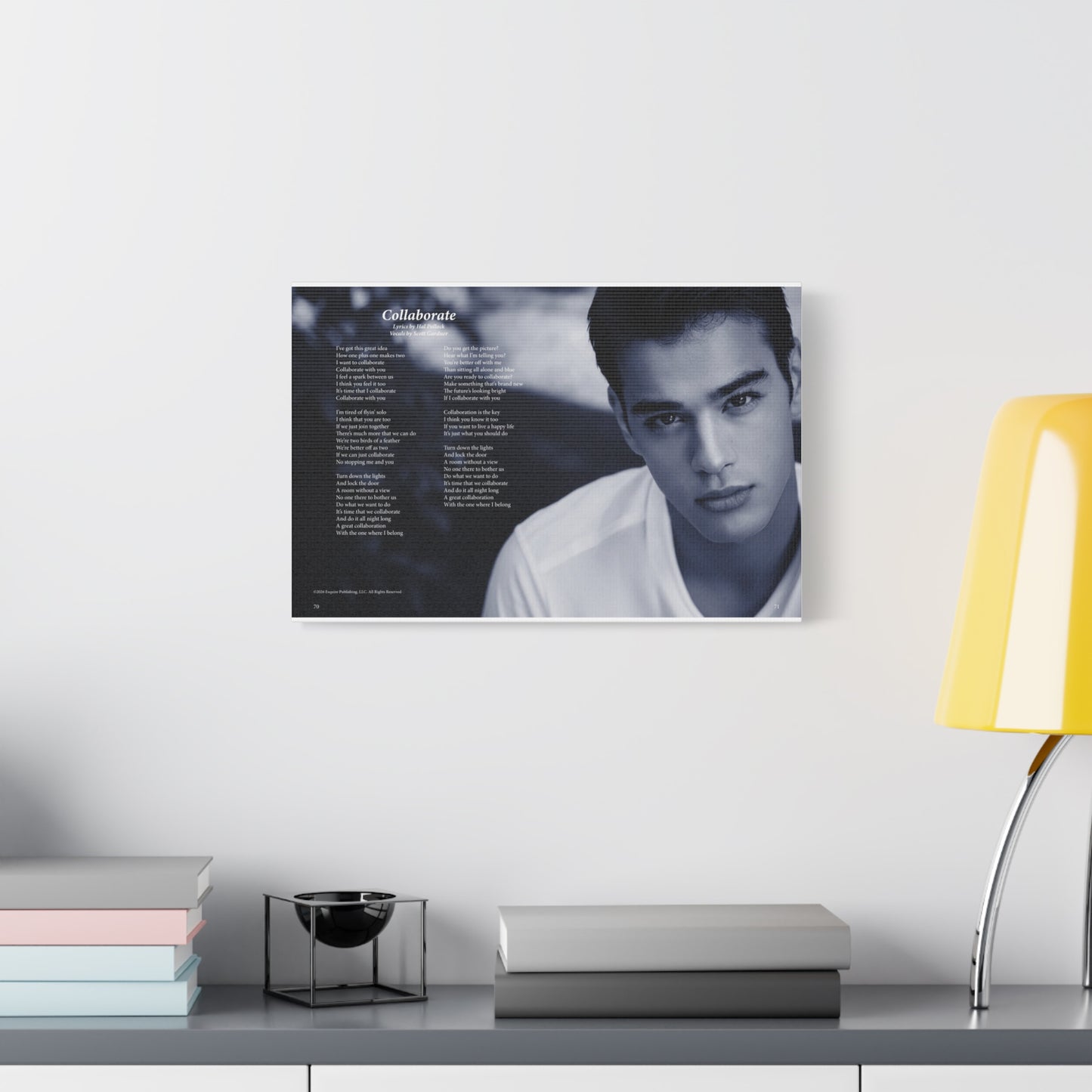 Collaborate — Lyric Art Print (Canvas)