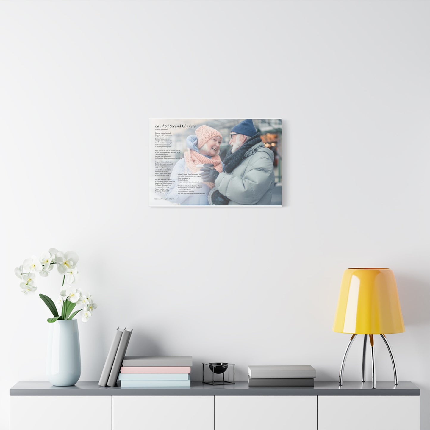 Land Of Second Chances — Lyric Art Print (Canvas)