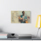 Lucky At Love — Lyric Art Print (Canvas)