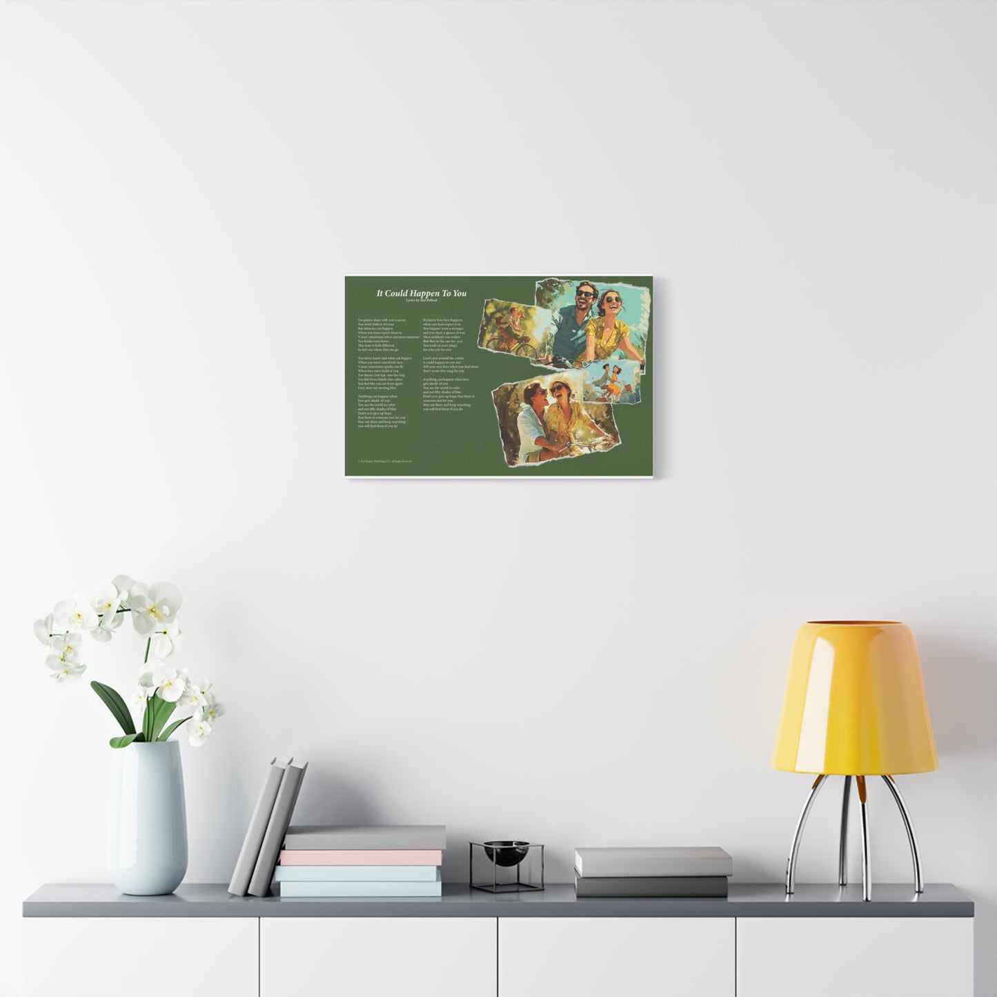 It Could Happen To You — Lyric Art Print (Canvas)