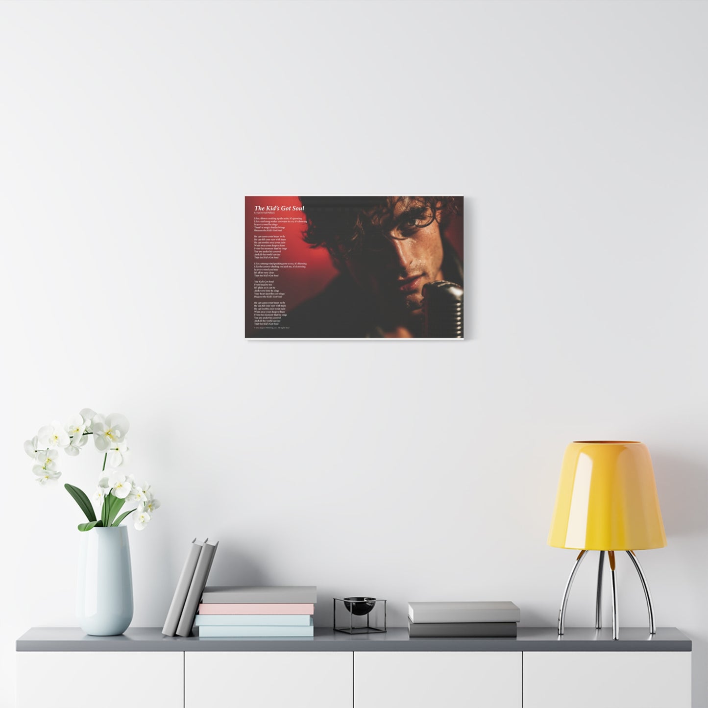 The Kid's Got Soul — Lyric Art Print (Canvas)