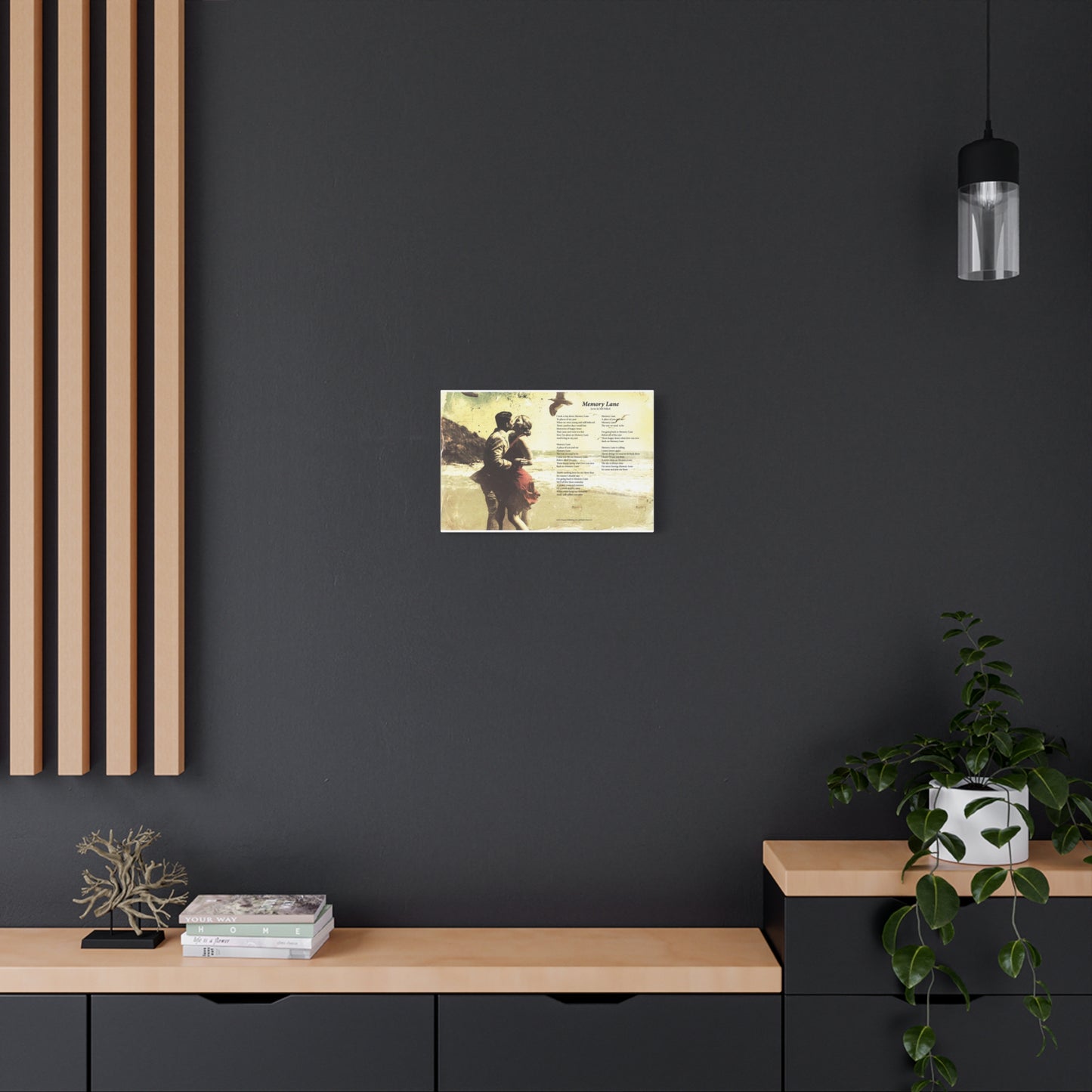 Memory Lane — Lyric Art Print (Canvas)