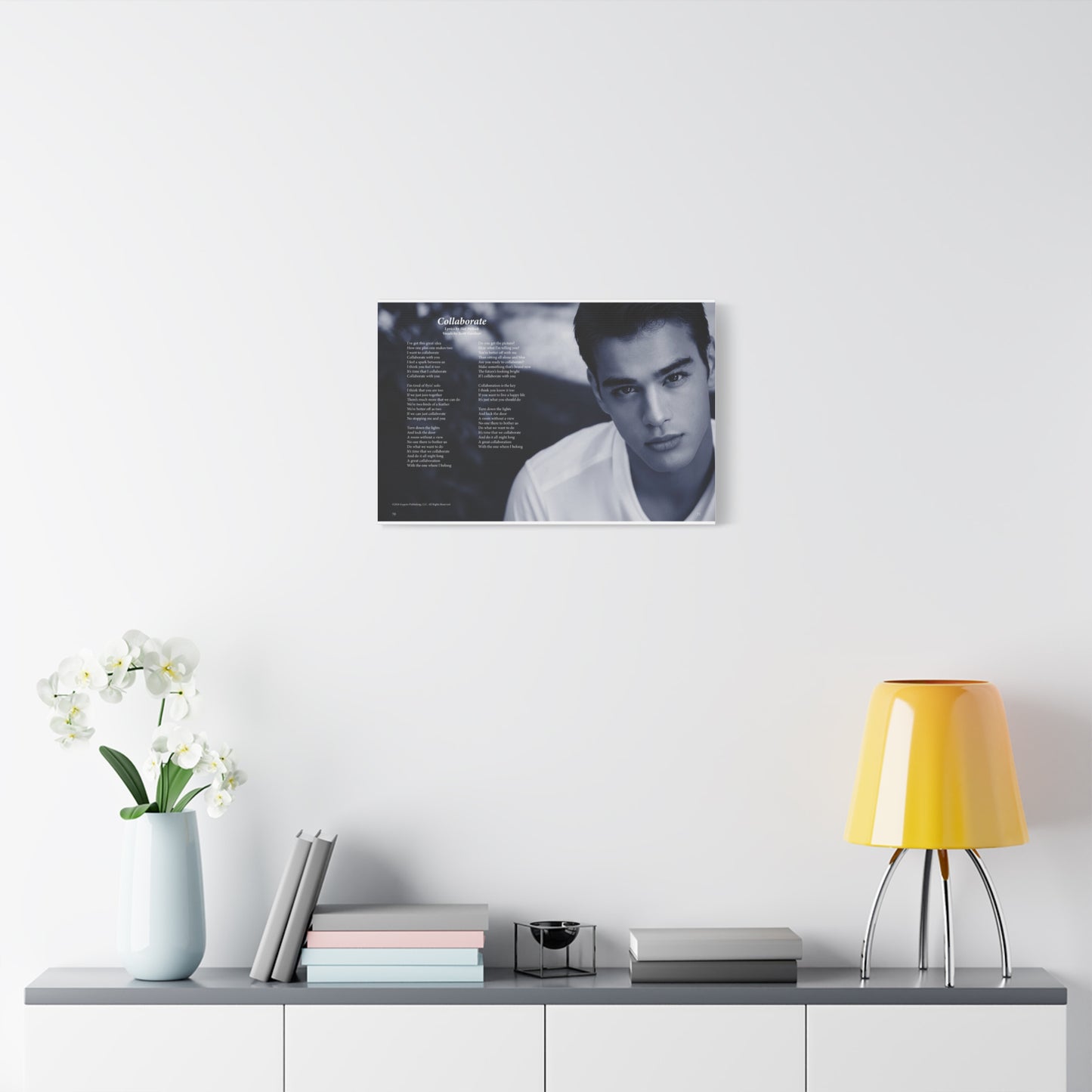 Collaborate — Lyric Art Print (Canvas)