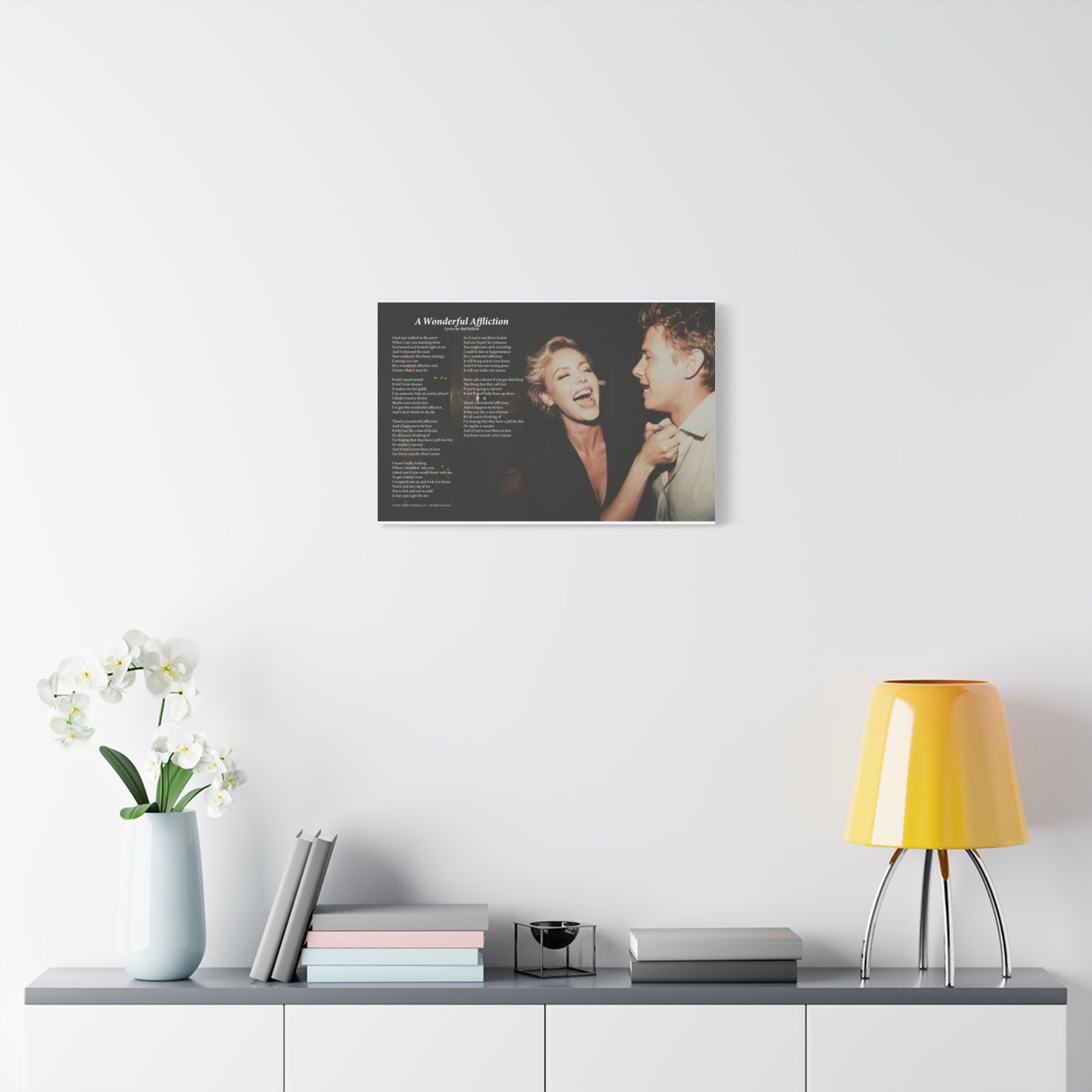 A Wonderful Affliction — Lyric Art Print (Canvas)