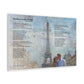 Nowhere In The World — Lyric Art Print (Canvas)