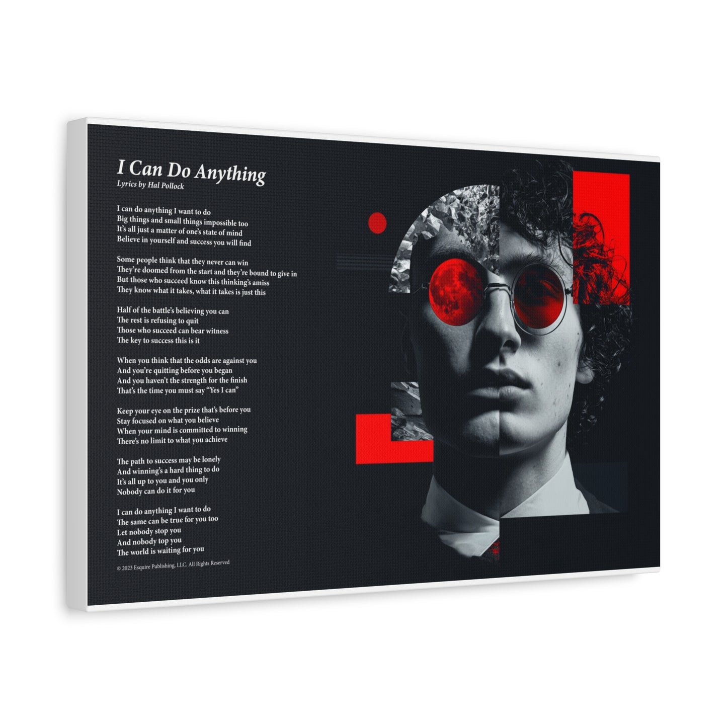 I Can Do Anything — Lyric Art Print (Canvas)