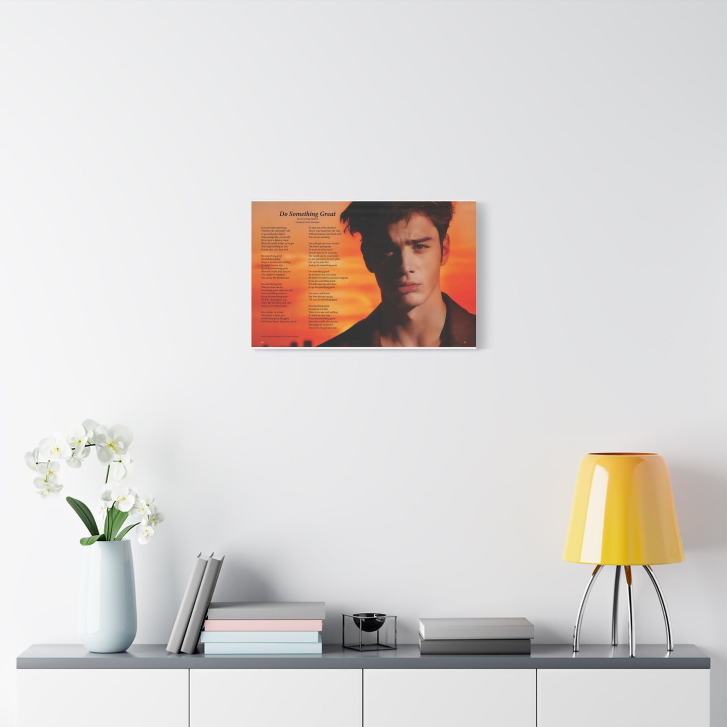 Do Something Great — Lyric Art Print (Canvas)