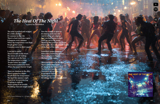 The Heat Of The Night - Lyric Art Print