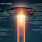 The Aliens Aren't Coming - Lyric Art Print
