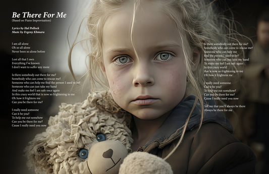 Be There For Me - Lyric Art Print