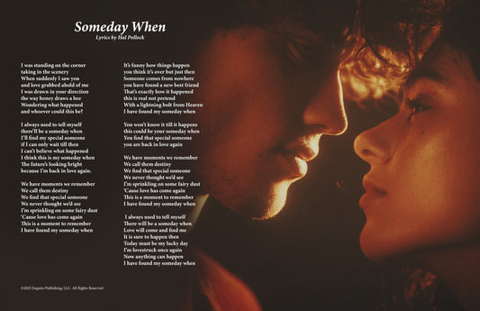 Someday When - Lyric Art Print