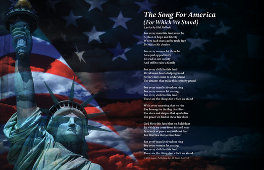 For Which We Stand - Lyric Art Print