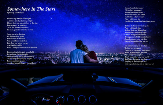 Somewhere In The Stars - Lyric Art Print