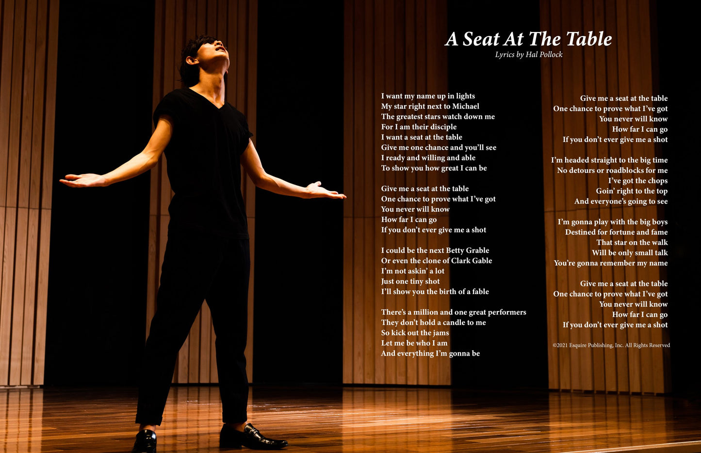 A Seat At The Table - Lyric Art Print