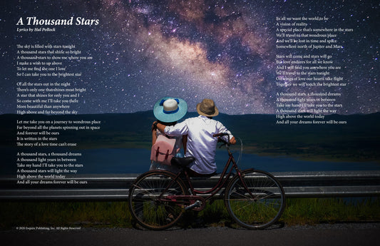 A Thousand Stars - Lyric Art Print
