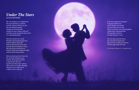 Under The Stars - Lyric Art Print
