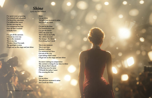 Shine - Lyric Art Print