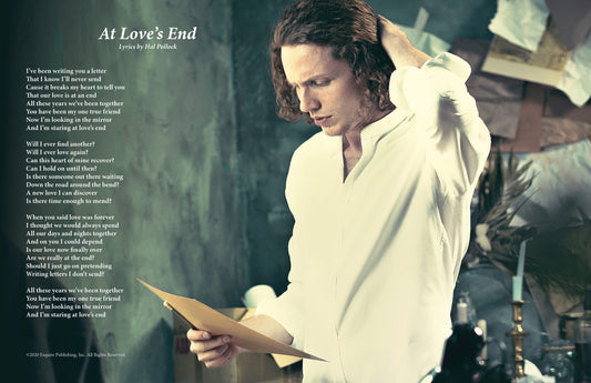 At Love's End - Lyric Art Print