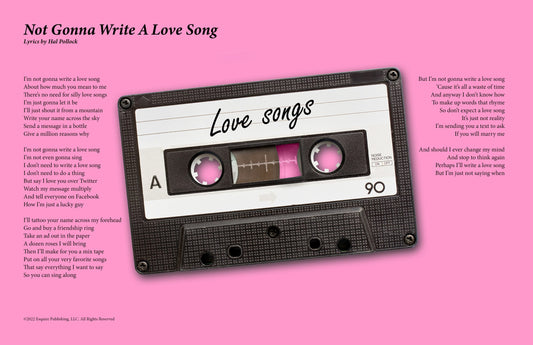 Not Gonna Write A Love Song - E-Card