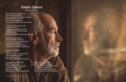 Empty Spaces - Lyric Art Print