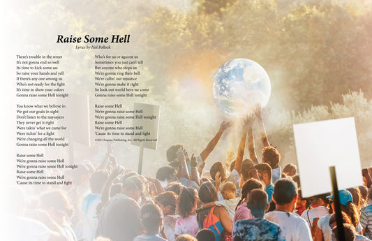 Raise Some Hell - Lyric Art Print