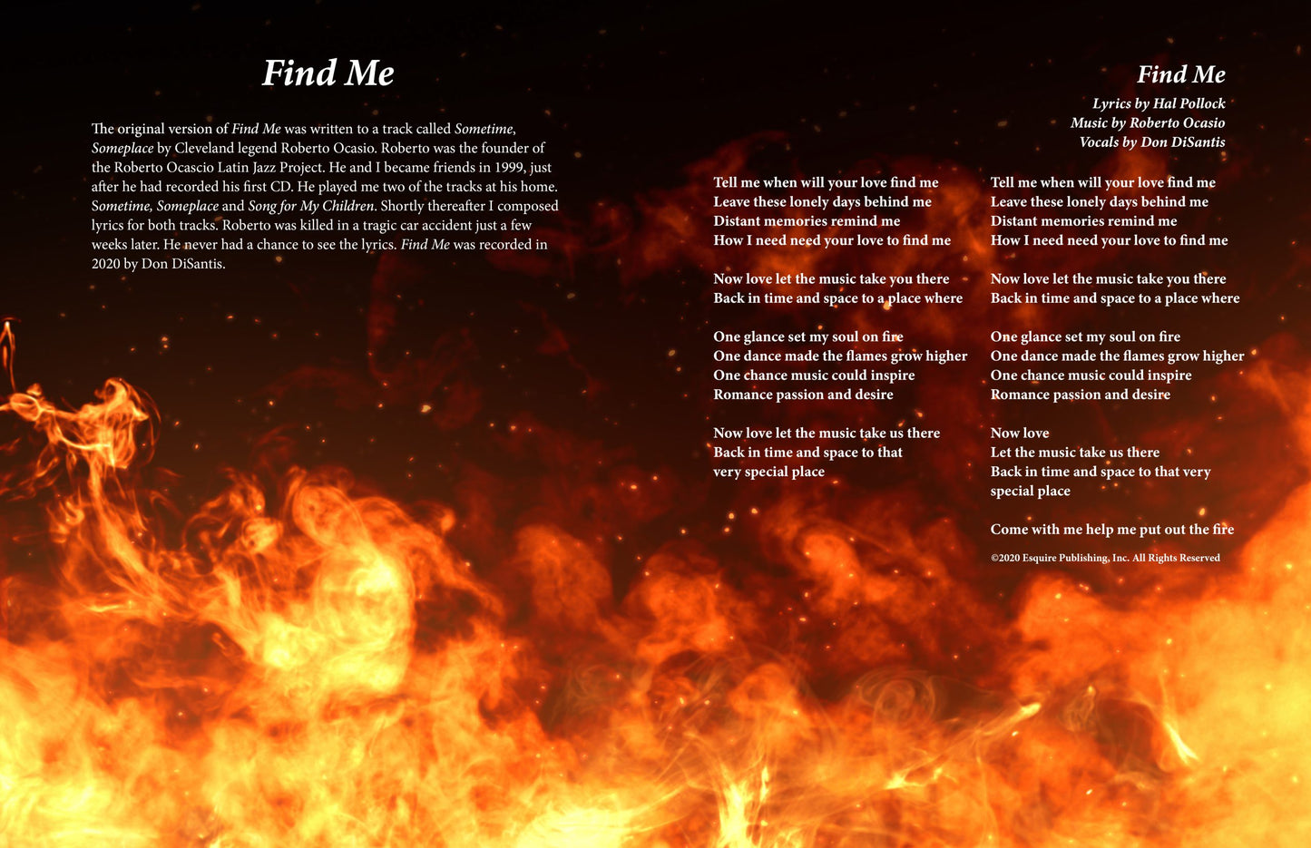 Find Me - Lyric Art Print
