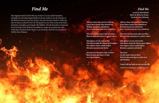 Find Me - Lyric Art Print