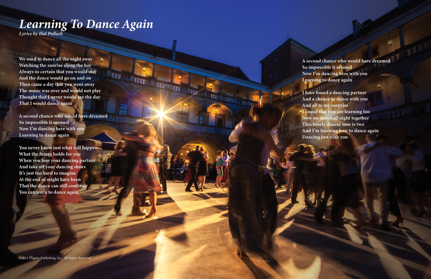 Learning To Dance Again - Lyric Art Print