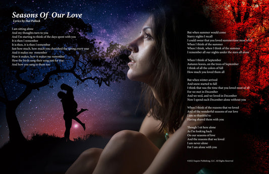 Seasons Of Our Love - Lyric Art Print