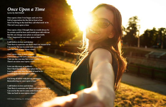 Once Upon A Time - Lyric Art Print