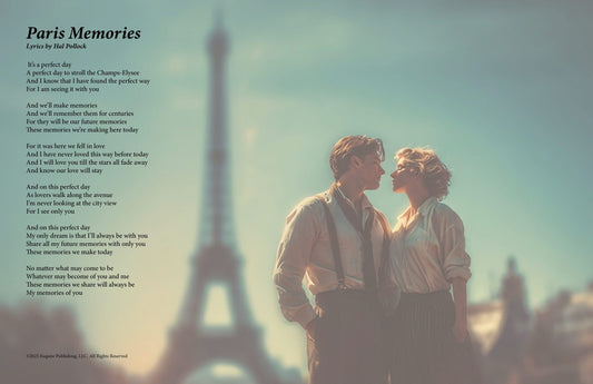 Paris Memories - Lyric Art Print